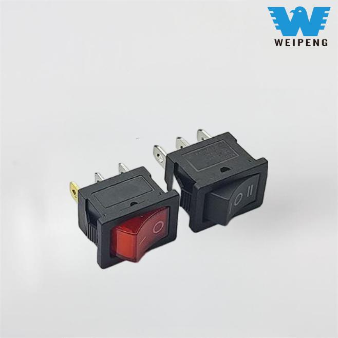 Interruptor de alimentação de barco oscilante de 3 posições e 3 pinos de 15 * 21 mm