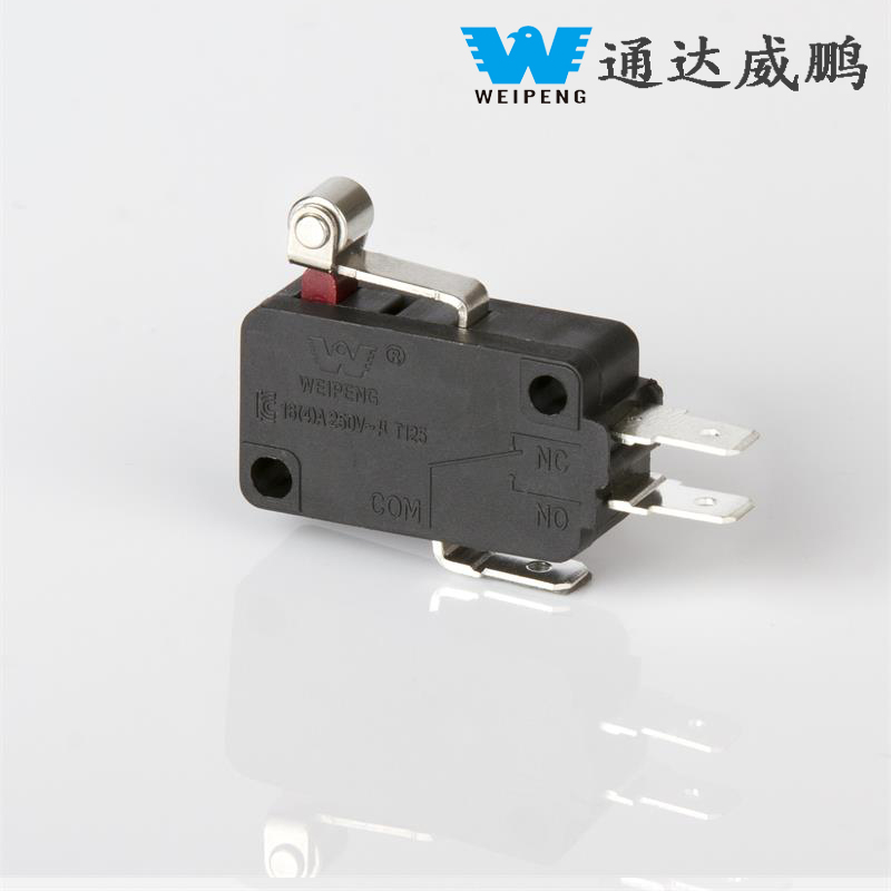 16A 3 pinos de contato prateado com reinicialização automática V7-7B17D8-201 Microinterruptor de substituição Honeywell