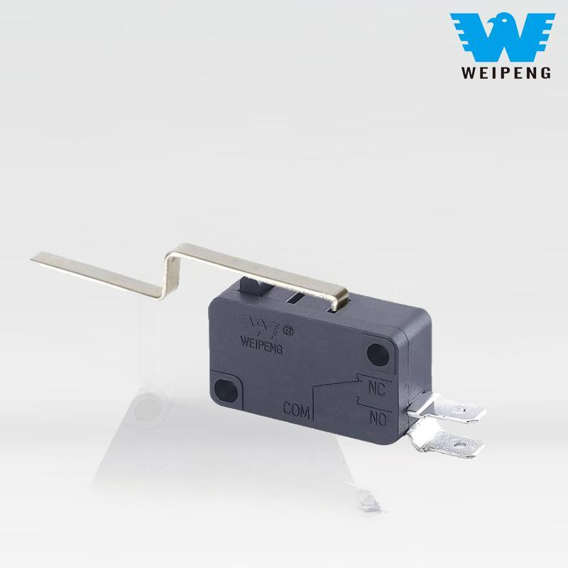 Microinterruptor de eletrodomésticos de placa de circuito de 2 pinos 16A