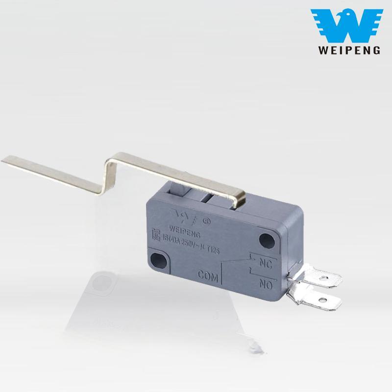 Microinterruptor para eletrodomésticos 16A de 2 pinos