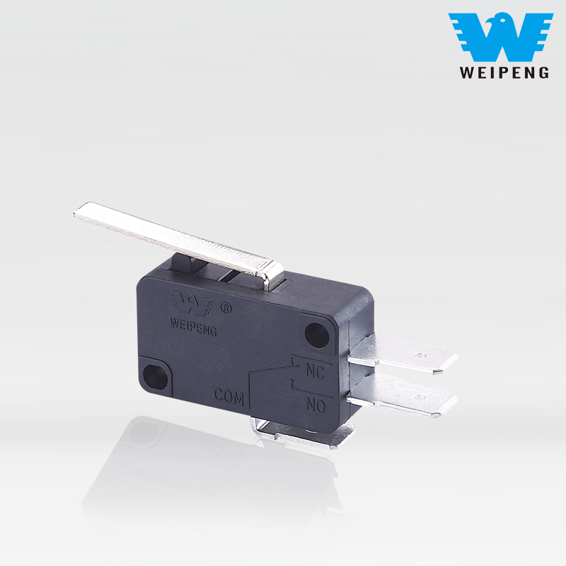 Interruptor de limite de microinterruptor com alavanca de tira