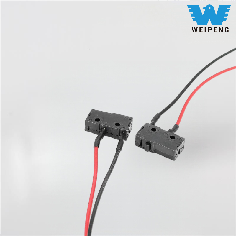 Microinterruptor com fio de secador de cabelo para console de jogos 5A 10A