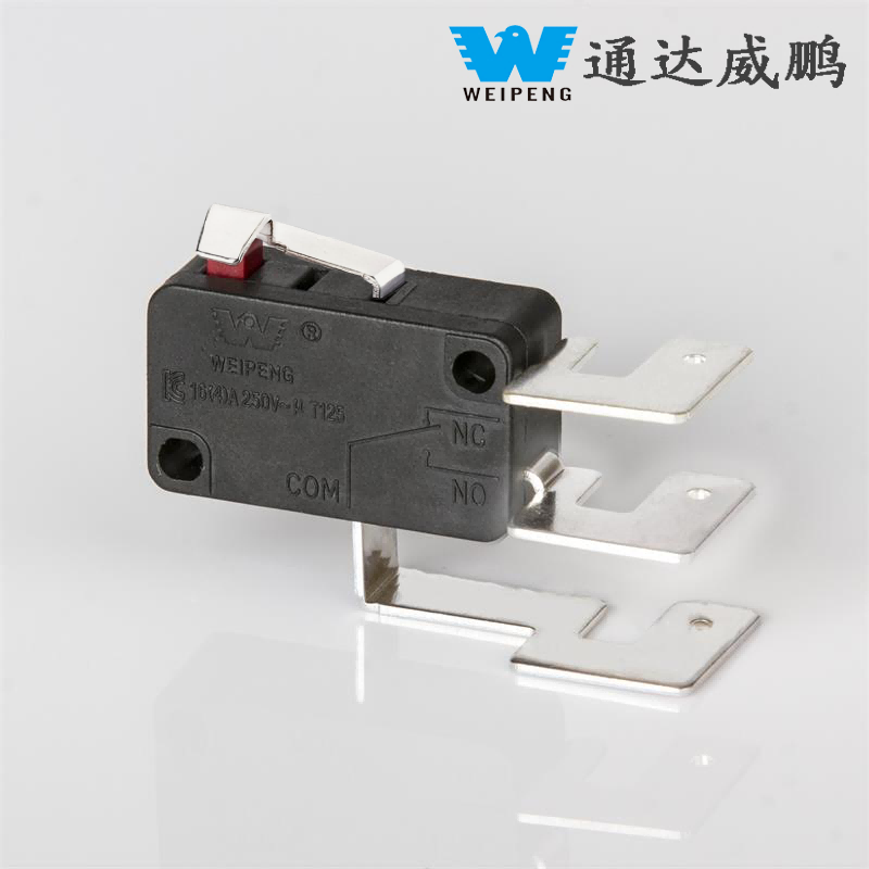 5A-21A Microinterruptor para eletrodomésticos com alça curta e tripé grande
