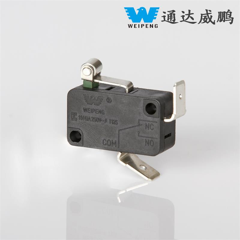 Vendas diretas da fábrica 16A Micro Switch Alavanca Curta Rolo de Viagem Micro Switch