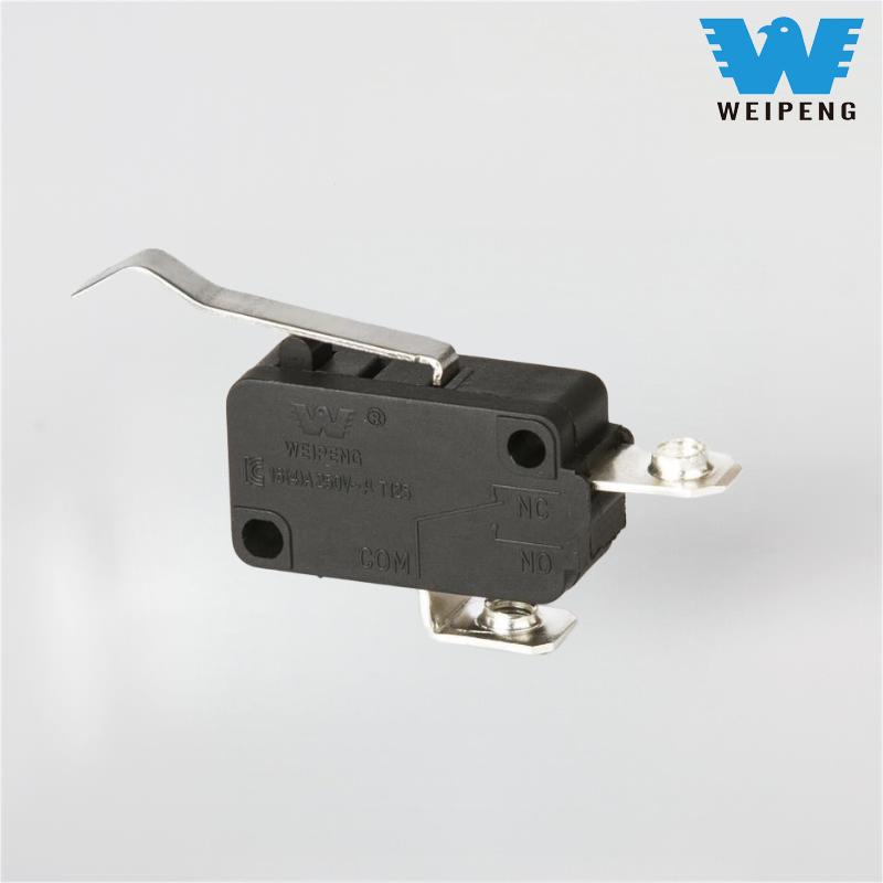 Microinterruptor de dois terminais de alta corrente para eletrodomésticos