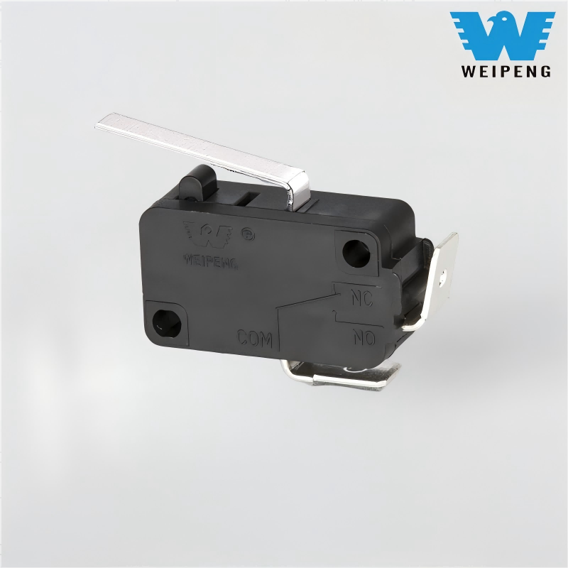 Microinterruptor grande de alta sensibilidade com alavanca