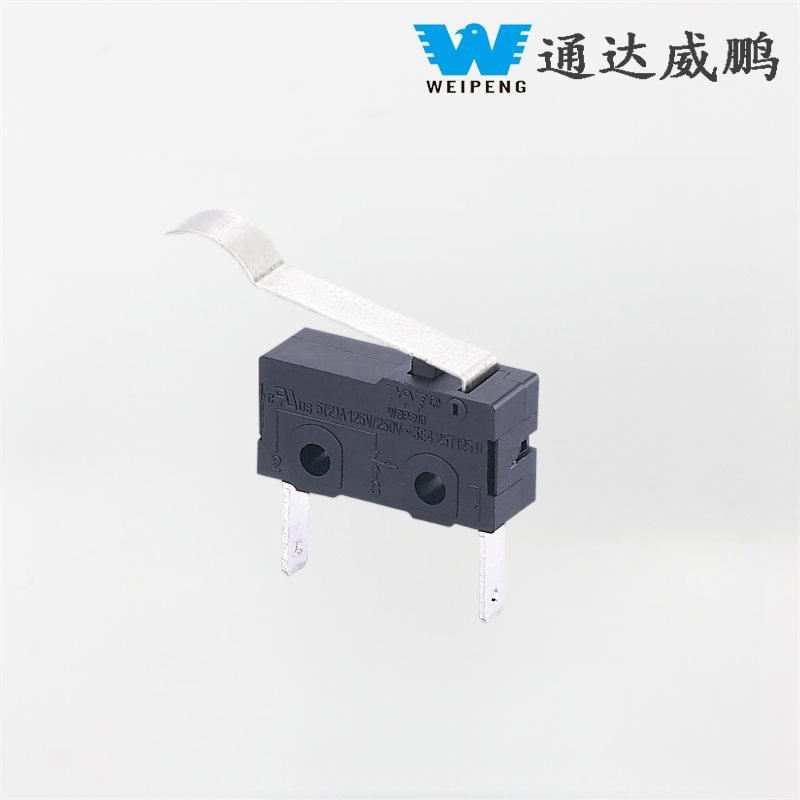 Microinterruptor de alavanca curva de reinicialização média HK-04G-L
