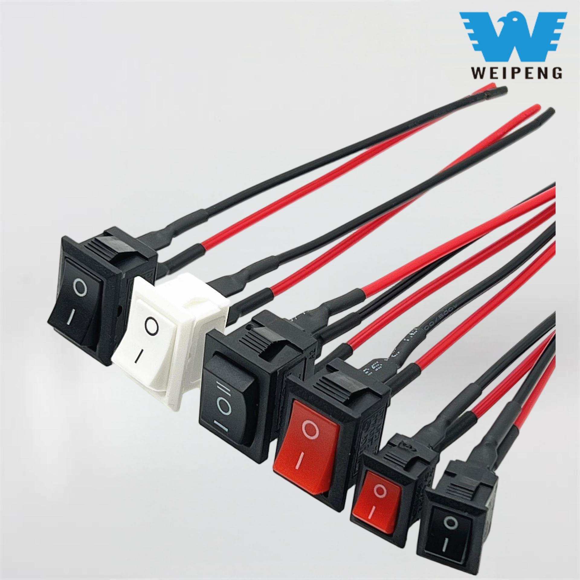 Kcd1 Interruptor tipo navio 21*15 Terminal de solda com fio