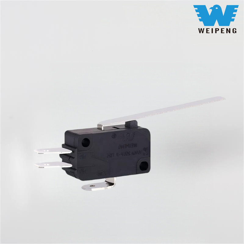 Microinterruptor de reinicialização automática de brinquedo elétrico de alça longa