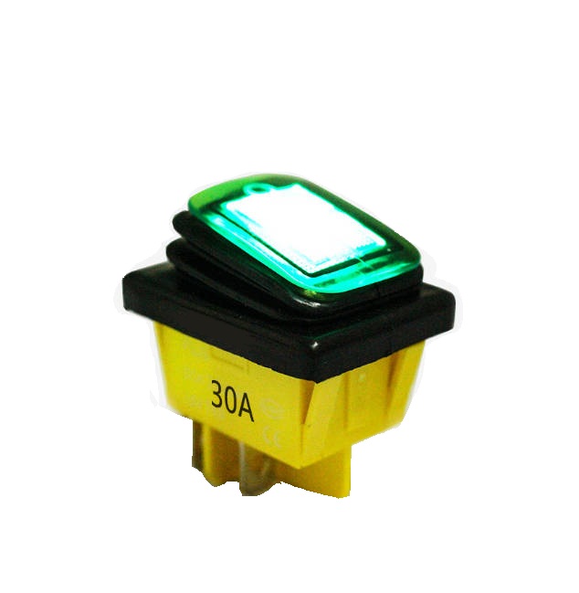 Interruptor oscilante iluminado para carro automotivo