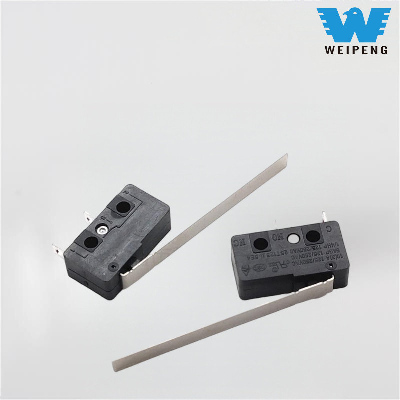 Interruptor de limite de deslocamento com alavanca dobrada/alça/rolo de cobre