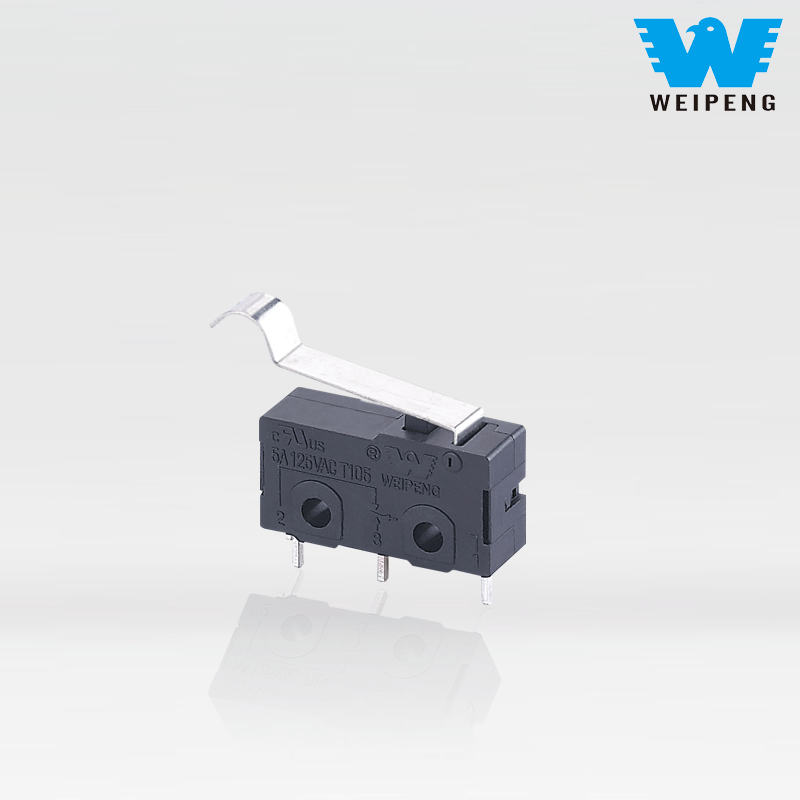 Botão microinterruptor Weipeng de 3 pinos