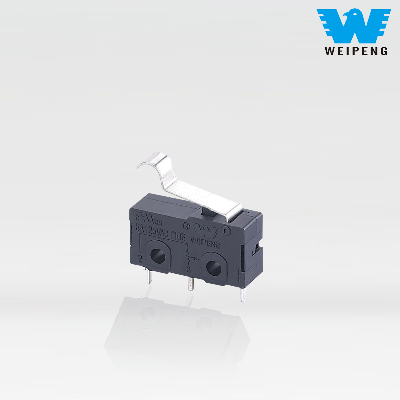 Fabricante Weipeng Atacado 5A Microinterruptor para pequenos aparelhos de 3 pinos